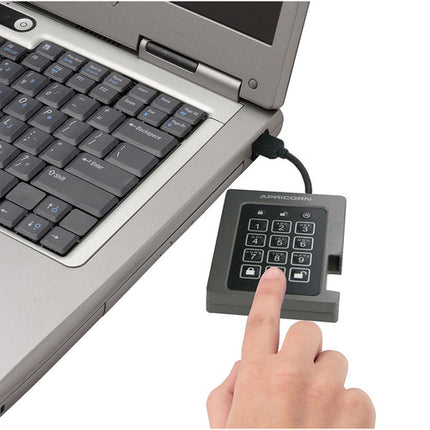 Apricorn Aegis 2TB Unidad Estado Sólido USB 3.0 300 Mb/s con Encriptación