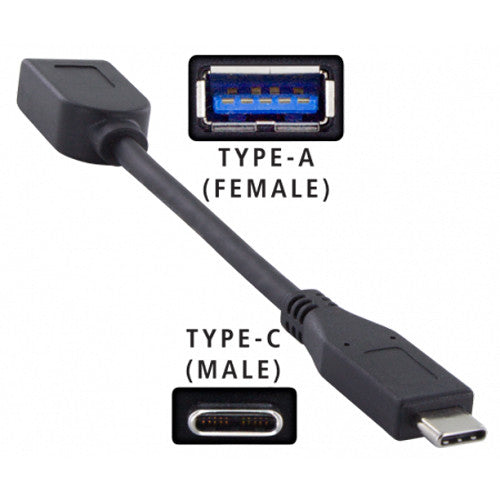 Apricorn Adaptador USB Tipo A hembra a USB Tipo C macho 15 cm 5 Gb/s