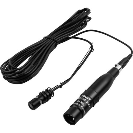 Nady OHCM-200 Micrófono Colgante Condensador Cardioide Negro 20 ft