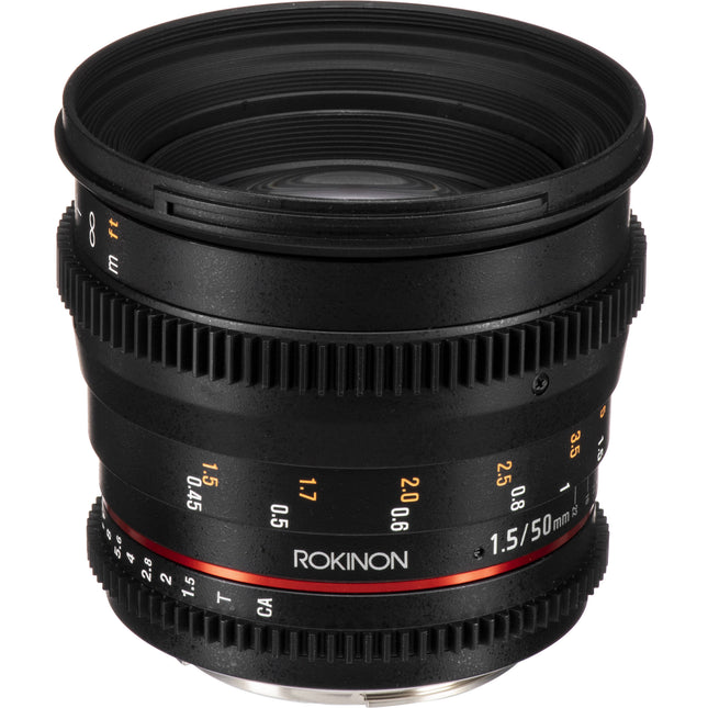 Rokinon 50mm T1.5 lente cine para Canon EF Montura Full Frame T1.5-22