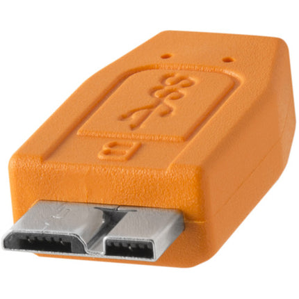 Tether Tools TetherPro Cable USB 3.0 15 pies Naranja 5 Gbps Transferencia