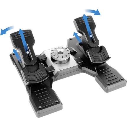 Logitech G Flight Pedales de Timón con Control Preciso y Tensión Ajustable