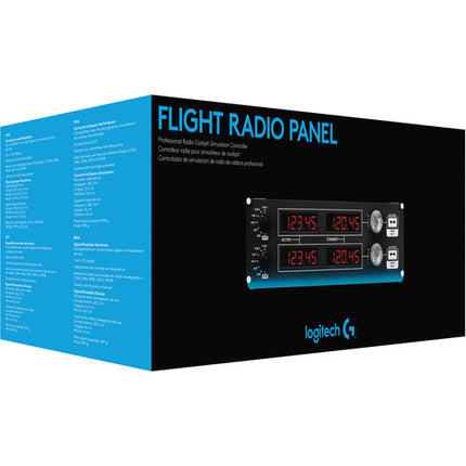 Logitech G Flight Radio Panel compacto con ajustes en tiempo real
