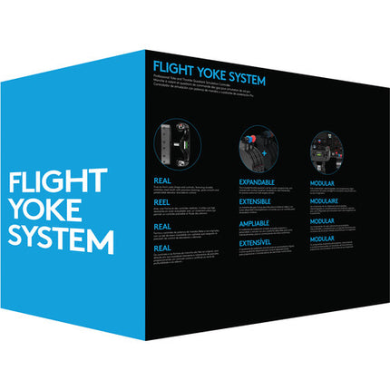Logitech G Flight Yoke System con Pedales de Timón para Simulación aérea