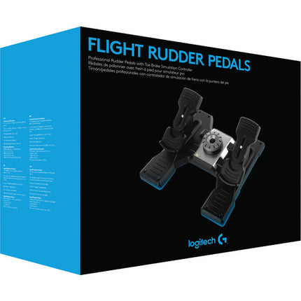 Logitech G Flight Pedales de Timón con Control Preciso y Tensión Ajustable