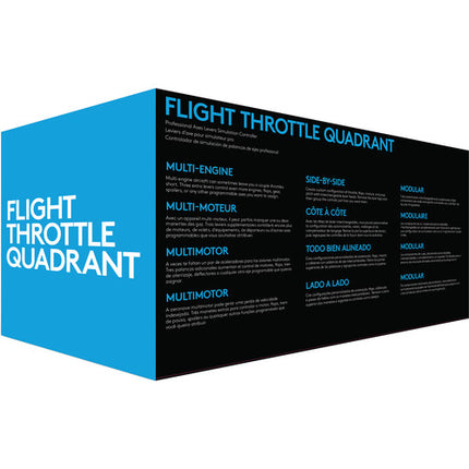 Logitech G Flight Throttle Quadrant para Simulación de Vuelo con Palancas Intercambiables