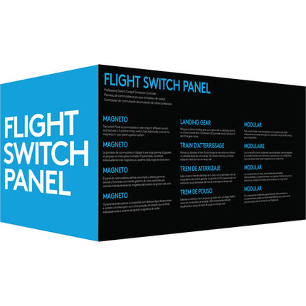 Logitech G Flight Switch Panel Control Ajustable Fácil Instalación