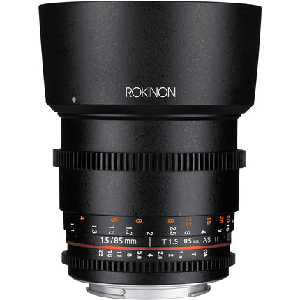Rokinon 85mm T1.5 Lente Cine para Canon EF Montura Full Frame 72mm