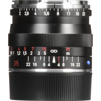 ZEISS Biogon T* 35mm f/2 ZM lente manual 43mm filtro 2.3 ft enfoque mínimo