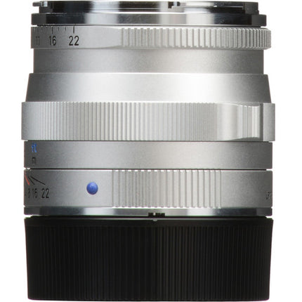 ZEISS Planar T* 50mm f/2 ZM Lente Leica M-Montura Placa 43mm Plata