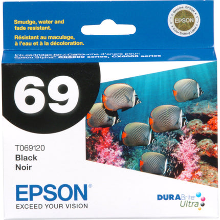 Cartucho de Tinta Negro Epson 69 para Impresoras Stylus N NX CX y WorkForce