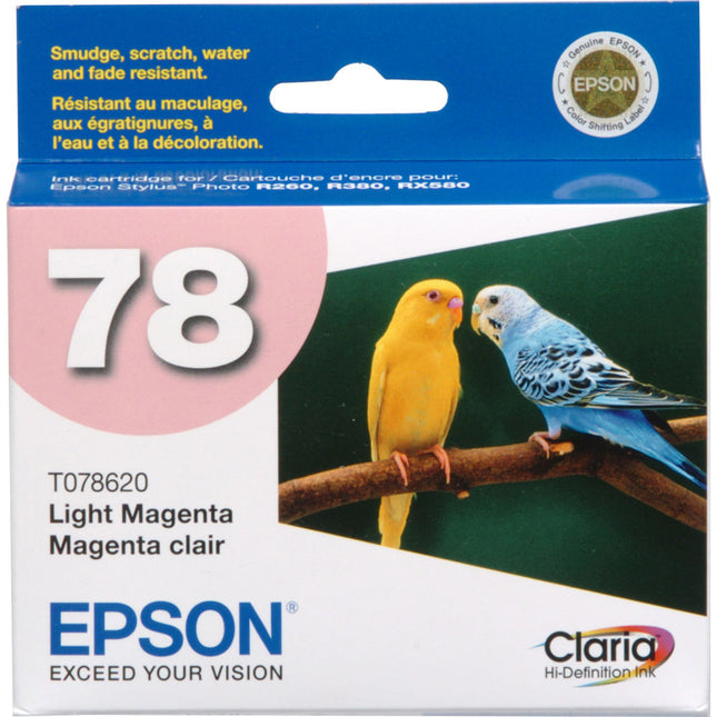 Cartucho de tinta Epson 78 Claria Hi-Definition Magenta claro para impresoras Epson Stylus Photo R260 R280 R380