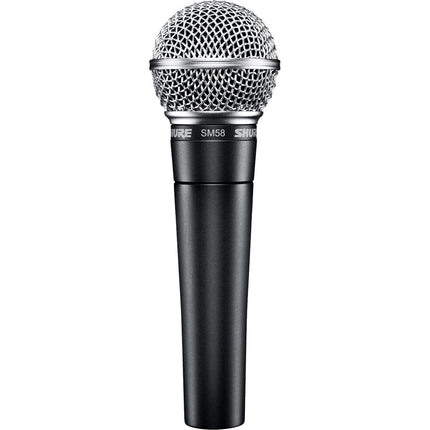 Shure SM58-LC Micrófono Dinámico Cardioide para Voz con Clip y Funda