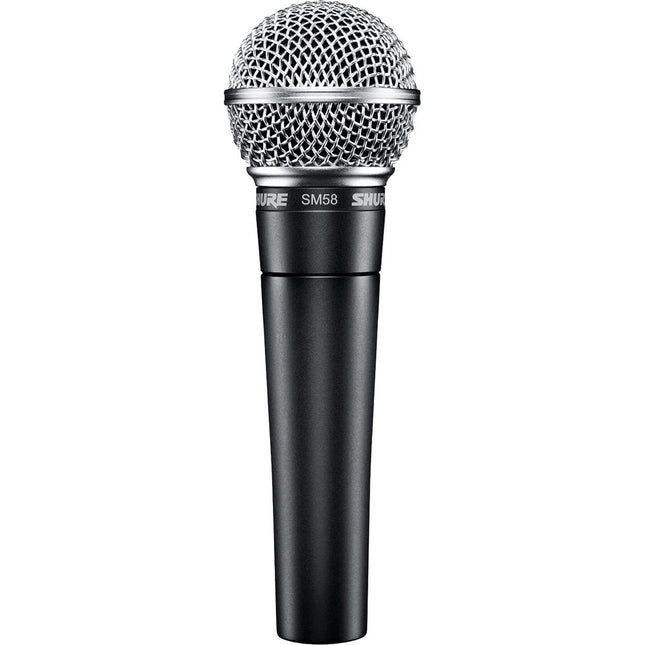 Shure SM58-LC Micrófono Dinámico Cardioide para Voz con Clip y Funda