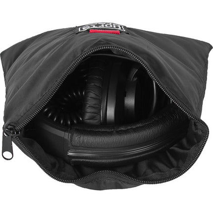 PortaBrace Estuche para Auriculares de Nylon 200 Denier Acolchado Ligero con Cierre de Cremallera