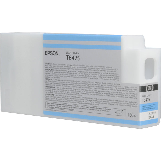 Epson T642500 Cartucho de tinta cian claro UltraChrome HDR 150 mL para Stylus Pro 7890 9900