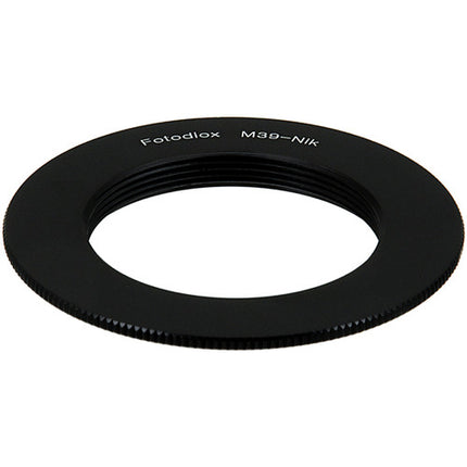 FotodioX Adaptador de Montura M39 L39 a Nikon F Metal Pulido Macro