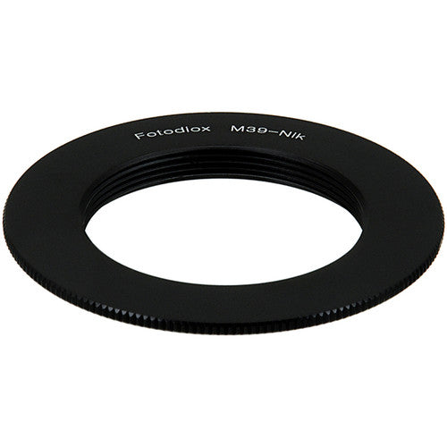 FotodioX Adaptador de Montura M39 L39 a Nikon F Metal Pulido Macro