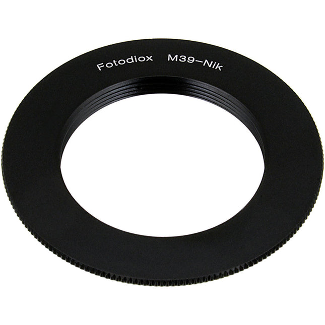 FotodioX Adaptador de Montura M39 L39 a Nikon F Metal Pulido Macro