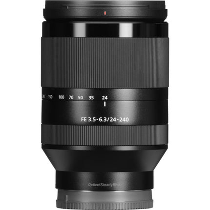 Sony FE 24-240mm f/3.5-6.3 OSS objetivo estabilizador 7 palas y motor lineal