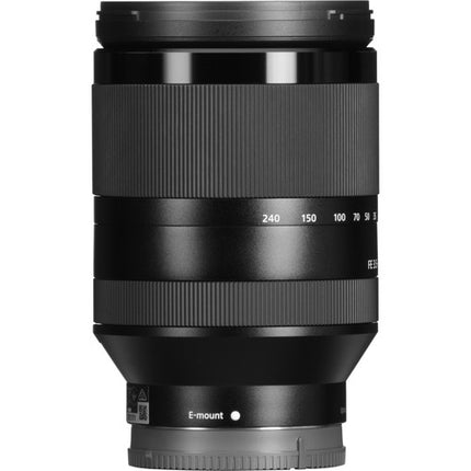 Sony FE 24-240mm f/3.5-6.3 OSS objetivo estabilizador 7 palas y motor lineal
