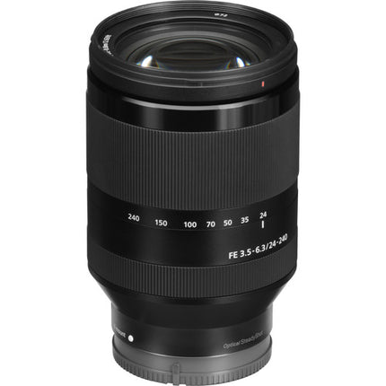 Sony FE 24-240mm f/3.5-6.3 OSS objetivo estabilizador 7 palas y motor lineal