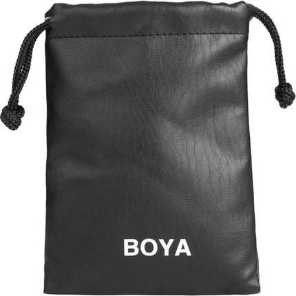 BOYA BY-MM1 Micrófono Condensador Cardioide Mini con Shockmount Furry Windshield