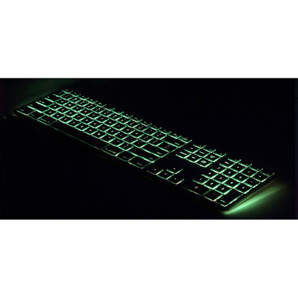 Matias RGB Teclado USB Retroiluminado con Iluminación LED y Hub USB Integrado