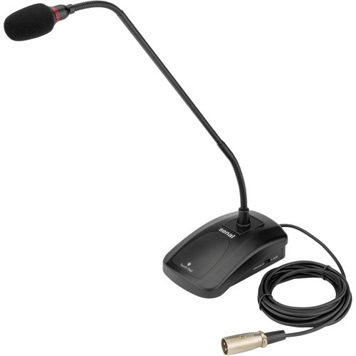 Senal MXGN-18C Micrófono Condensador de Cuello de Ganso 18" con Base Integrada y Panel Táctil Silencioso