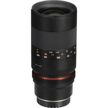 Rokinon 100mm f/2.8 Objetivo Macro para Canon EF con 1:1 de aumento y apertura f/2.8 a f/32