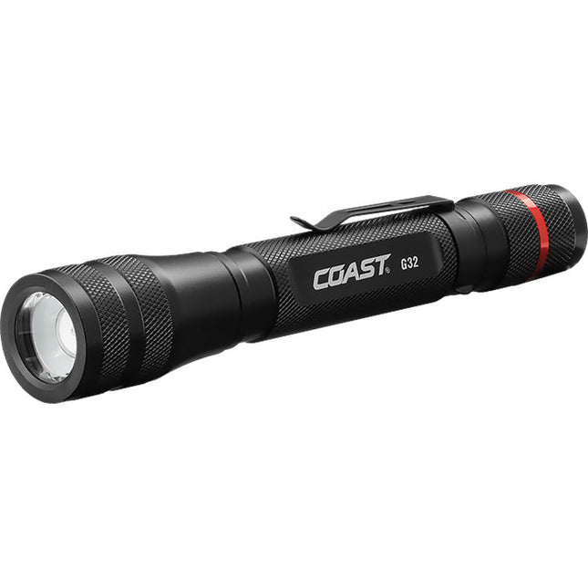COAST G32 Linterna LED con enfoque 155 465 lúmenes y clip de bolsillo