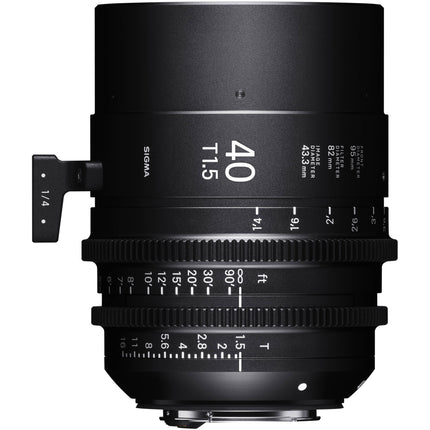 Sigma 40mm T1.5 FF Canon EF Montura Lente Prime Alta Velocidad T1.5-T16