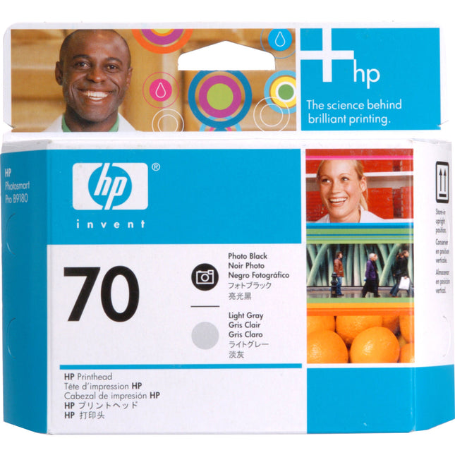HP 70 Photo Black Light Gray Cabezal para impresora diseño 24 y 44"