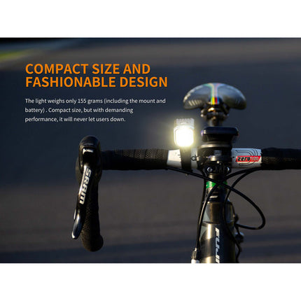 Fenix Flashlight BC25R Luz LED Recargable para Bicicleta 600 Lúmenes 2600mAh USB