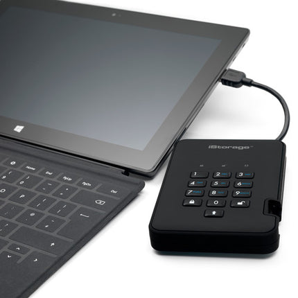 Istorage diskAshur2 SSD portátil 512GB USB 3.2 Gen 1 con cifrado y funda viaje