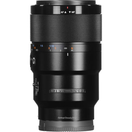 Sony FE 90mm f/2.8 Macro G OSS Lente Full Frame Estabilizada 1:1