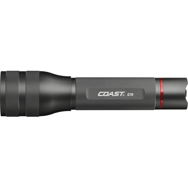 COAST G70 Linterna Foco Ajustable 110 850 Lúmenes IPX4 Pack Pilas AA