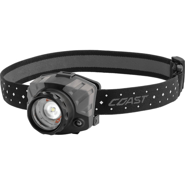COAST FL88 Linterna Frontal LED Foco Ajustable 650 Lúmenes Baterías AAA