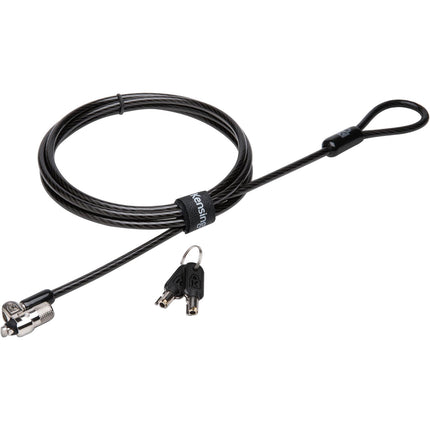 Kensington MicroSaver 2.0 Cerradura para portátil con cable 6 pies acero carbono 10 mm cabeza bloqueo