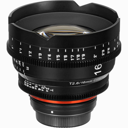 Rokinon Xeen 16mm T2.6 Objetivo Cine PL Full-Frame 114mm Diámetro