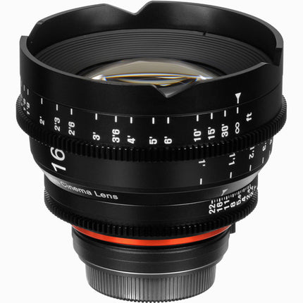 Rokinon Xeen 16mm T2.6 Objetivo Cine PL Full-Frame 114mm Diámetro