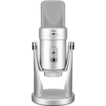 Samson G-Track Pro Micrófono USB con Interfaz 96 kHz 24-Bit Plata