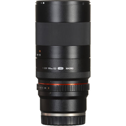 Samyang 100mm f2.8 ED UMC Macro objetivo para Sony E formato Full Frame y lente macro 1:1