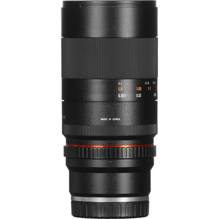 Samyang 100mm f2.8 ED UMC Macro objetivo para Sony E formato Full Frame y lente macro 1:1