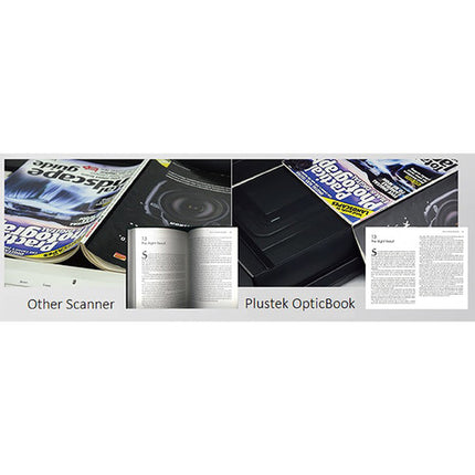 Plustek OpticBook A300 Plus Escáner para Libros Alta Velocidad Sin Sombras