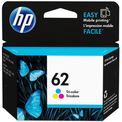Cartucho de Tinta HP 62 Tricolor para Impresoras Officejet y Envy
