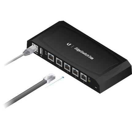 Ubiquiti ES-5XP EdgeSwitch XP 5 Puertos Gigabit PoE 24V 2.5A Adaptador