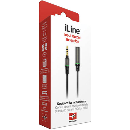 IK Multimedia Cable de Extensión de Audio 1/8" TRRS 60 cm Oro 24K