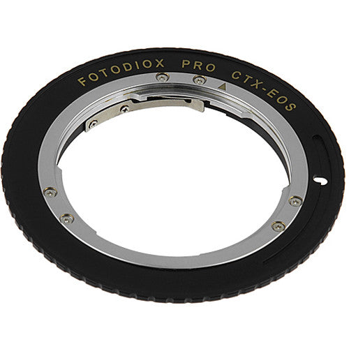 FotodioX Pro Adaptador de Montura para Lentes Contax-Yashica a Canon EF EF-S con Chip de Confirmación de Enfoque v10
