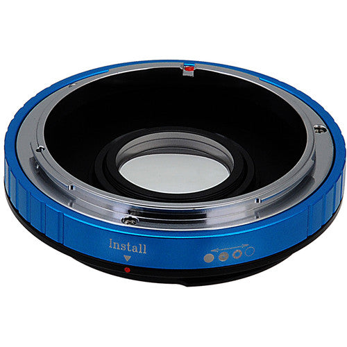 FotodioX Pro Adaptador de Montura para Lentes Canon FD a EF EF-S con Chip v10 y Multiplicador 1.4x